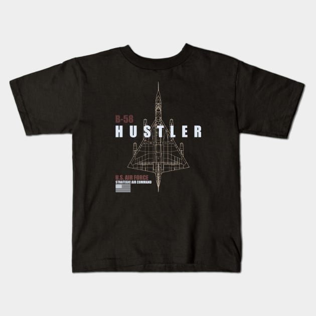 B-58 Hustler Kids T-Shirt by TCP